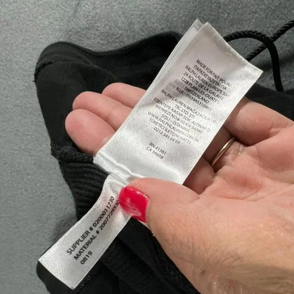 Lauren by Ralph Lauren Thermal Waffle-Knit Joggers Sz S - Picture 4 of 7